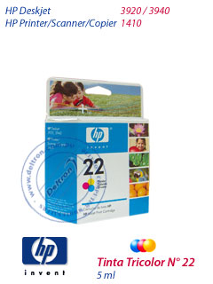 TINTA HP 22 TRICOLOR