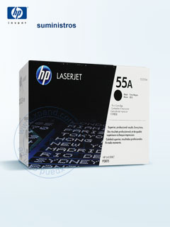 TONER HP CE255A 55A L.J. CP3015 NEGRO 6000 Paginas