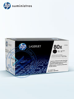 HP 80X - Alto rendimiento - negro