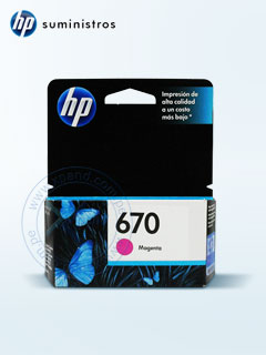 HP 670 - Magenta - original