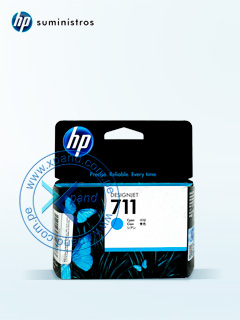 Tinta Plotter Hp cyan 711 CZ130A para T120/T520 29ML