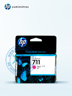 Tinta Plotter Hp magenta 711 CZ131A para T120/T520 29ML