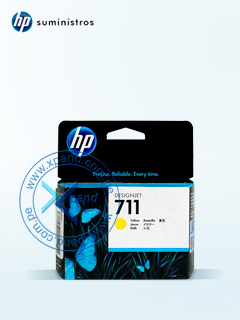 Tinta Plotter Hp Yellow 711 CZ132A para T120/T520 29ML