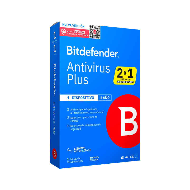 bd plus 1 pc 12m caja 2x1