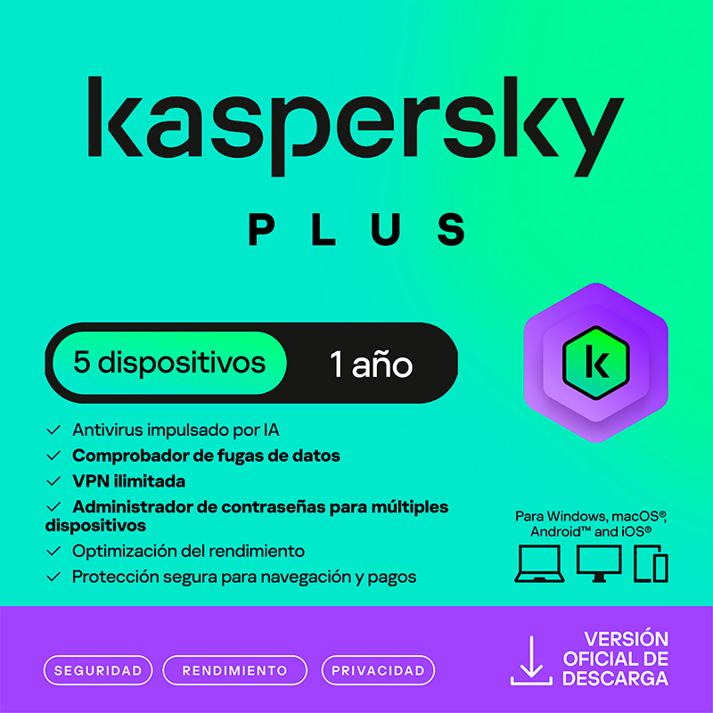 KASPERSKY PLUS LATAM 5-DVC