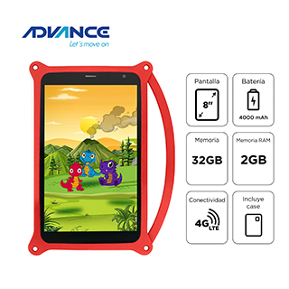 TB ADV 8" 4G 2GB 32GB RED