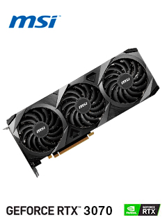 TARJETA GRAFICA MSI GEFORCE RTX 3070 TI 8GB GDDR6X ( RTX 3070 TI VENTUS 3X 8G OC ) 256 BIT