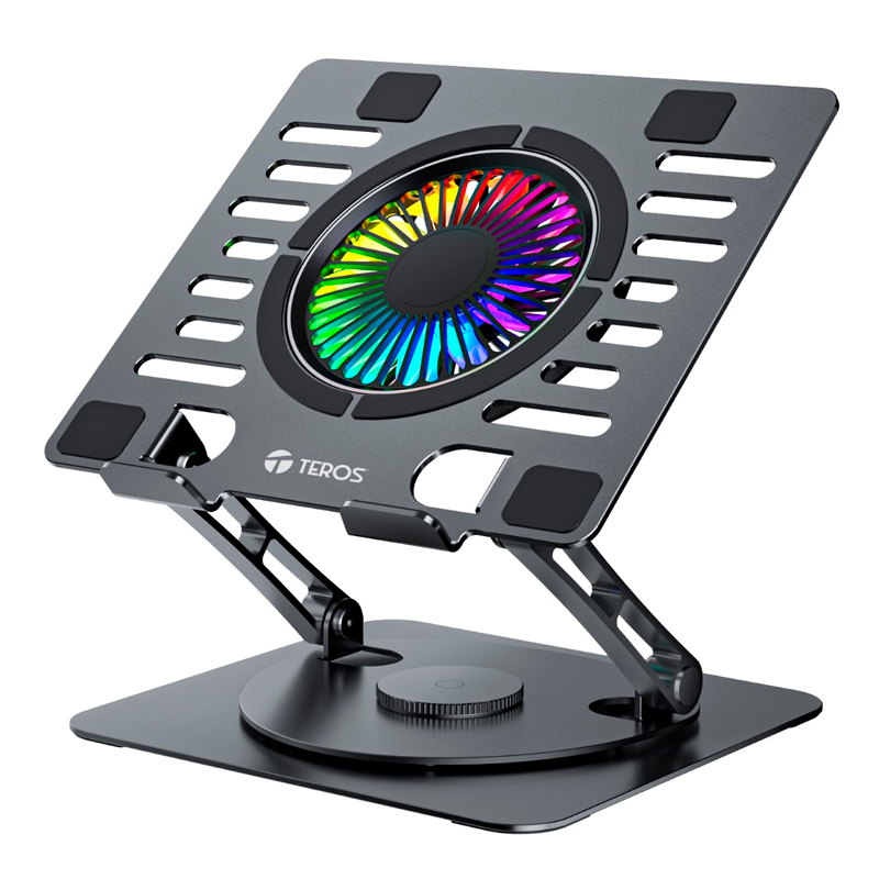 COOLER TEROS TE-7132N, COMPATIBLE CON NOTEBOOKS DE HASTA 15.6, 1 FAN DE 11 CM[]OP
