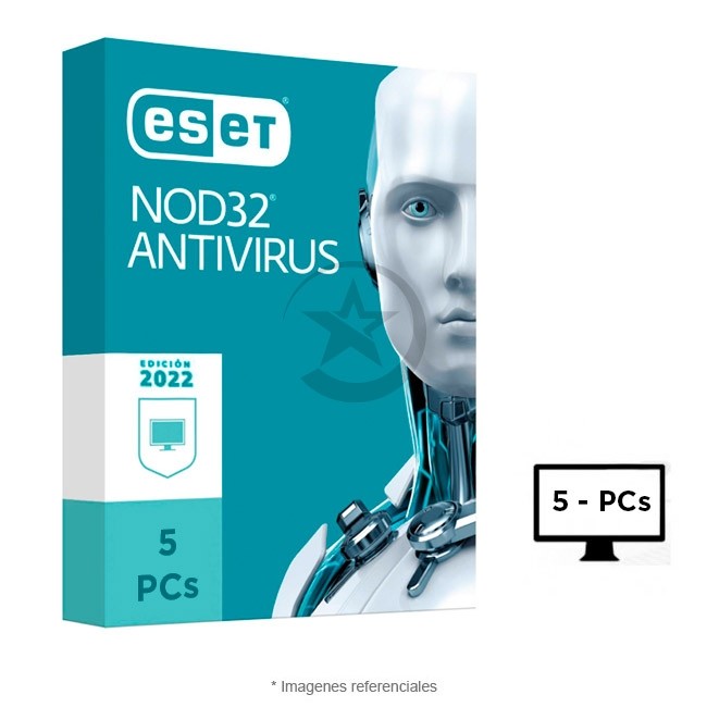 Antivirus ESET NOD32, Edición 2022, 5 PC