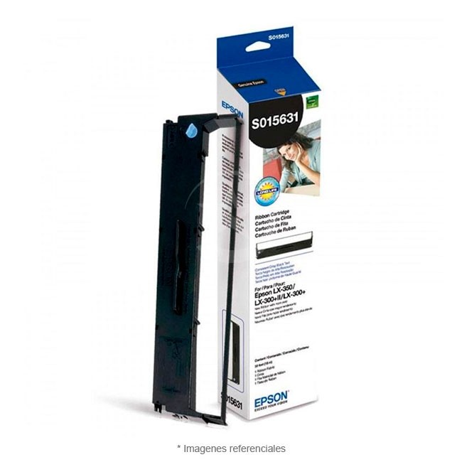 Cinta Epson LX-350 (S015631) compatible con LX-350/300+II/300+