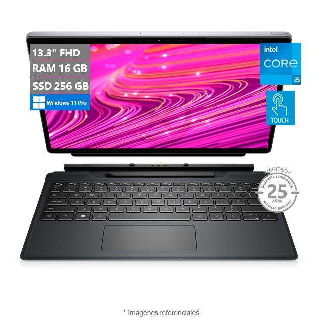 Convertible Dell Latitude 7320, Intel Core i5-1140G7 Hasta 4.2 GHz, RAM 16GB, SSD 256GB, Pantalla desmontable 13.3" Full HD Táctil, Windows 11 Pro + Teclado para viajes incluido!