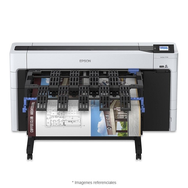 Plotter Epson SureColor T7770D, 44'', A1-D, 6 colores, Doble Rollo, LCD 4.3", USB 3.0, Ethernet (Impresión Técnica CAD & GIS de doble rollo)