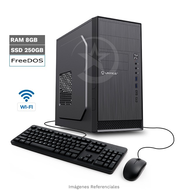 PC MAGIC Start Pro, Intel Core i3 de 3.7 GHz, RAM 8GB, SSD 250 GB, USB 3.0, Wi-Fi