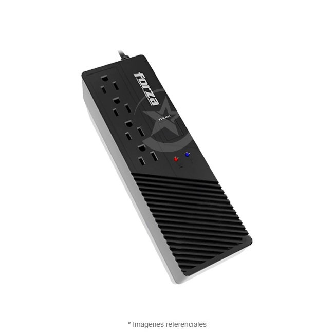Estabilizador Forza FVR-1012 1000VA/500W, 4 salidas