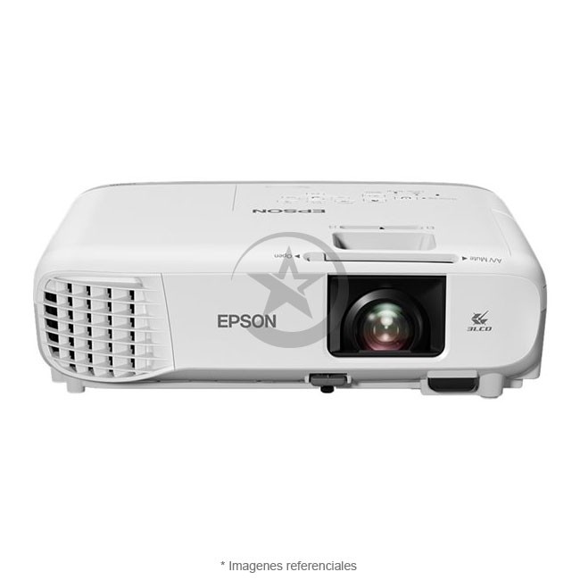 Proyector Epson PowerLite E20 3400 lúmenes, Tecnología 3LCD, resolución XGA (1024x768), Parlantes 5W, HDMI