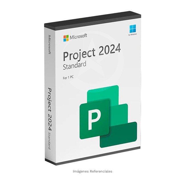 Licencia Microsoft Project Standard 2024 Licenciamiento Virtual (ESD) Multilenguaje / 1 PC