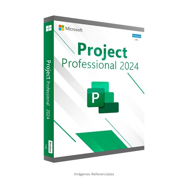 Licencia Microsoft Project Professional 2024 Licenciamiento Virtual (ESD) Multilenguaje / 1 PC