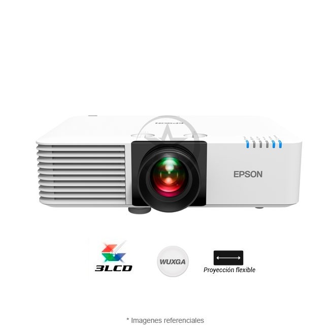 Proyector Epson PowerLite L630SU, 6000 lúmenes, Tecnología 3LCD, resolución WUXGA (1920x1200), Parlantes 10W, HDMI