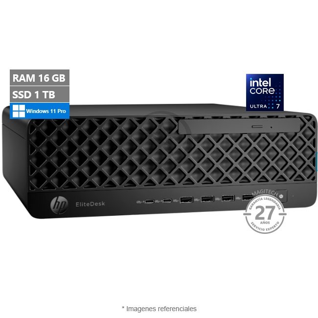 PC HP EliteDesk 8 SFF G1i (SFF), Core Ultra 7 265 5.3GHz, RAM 16GB, SSD 1TB, Wi-Fi 7, Windows 11 Pro