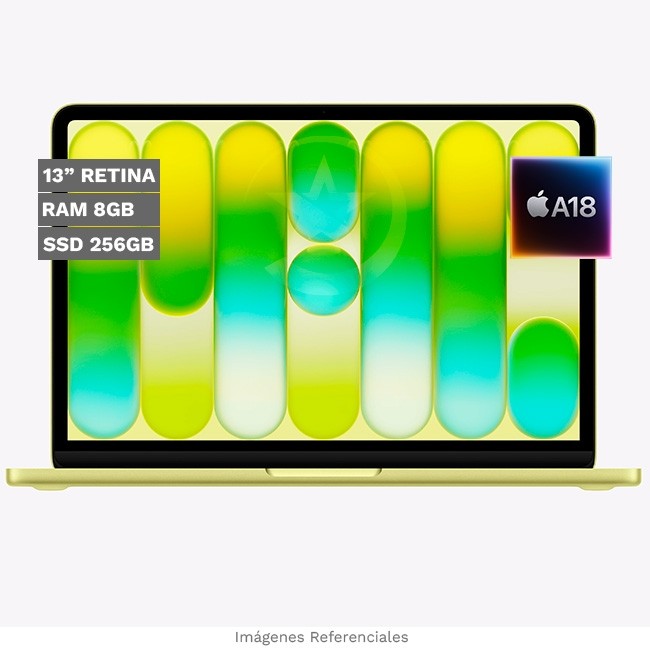Laptop Apple MacBook Neo 13 A18 Pro, RAM 8GB, SSD 256GB, LED 13" Liquid Retina (2408x1506), Peso 1.23 Kg, MacOS (Citrus)
