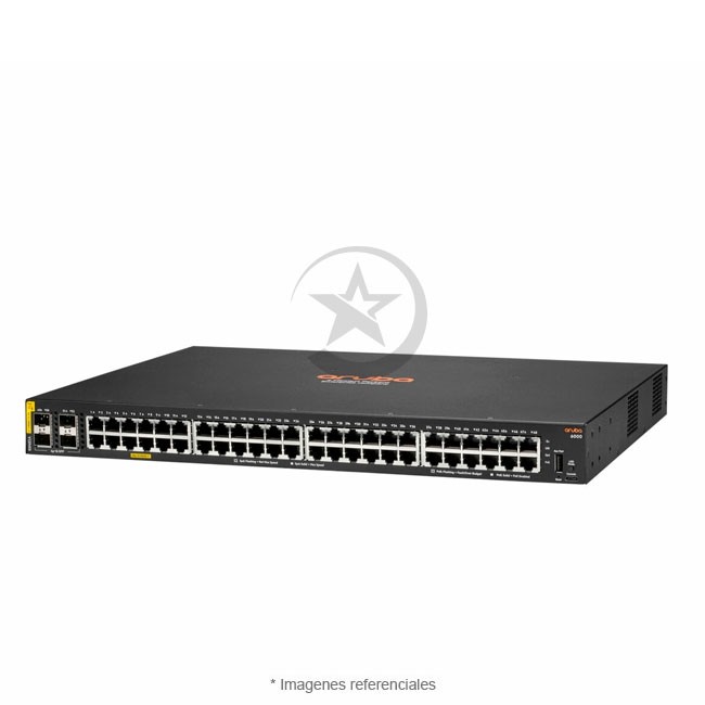 Switch HPE Aruba 6000-48G Class 4 PoE, 4SFP 48 Puertos (R8N85B)