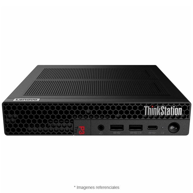 PC WorkStation Lenovo ThinkStation P3 Tiny, Intel Core i9-13900, RAM 64GB, Sólido SSD 2TB, Gráficos 8GB Quadro T1000, Windows 11 Pro