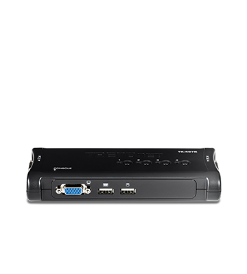 Switch KVM TRENDnet de escritorio 4 puertos VGA/USB | TK-407K