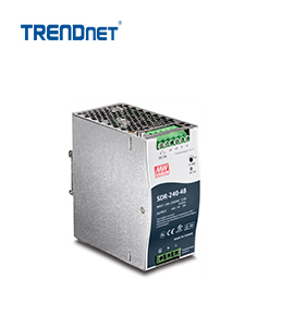 Fuente de alimentación industrial TRENDnet DIN-rail salida de 240W | TI-S24048