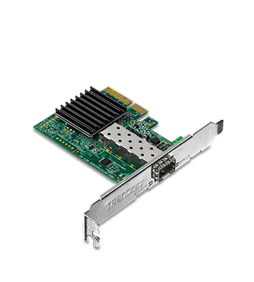 Tarjeta de red SFP+ PCIe de 10 Gigabits - TRENDnet | TEG-10GECSFP