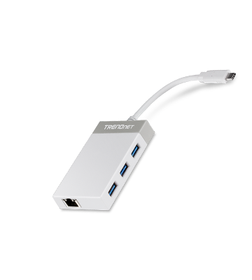 Adaptador Hub TRENDnet de USB-C a RJ45/USB-A | TUC-ETGH3
