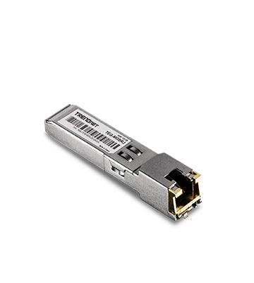 Transceiver de cobre SFP 1000BASE-T RJ-45 TRENDnet | TEG-MGBRJ