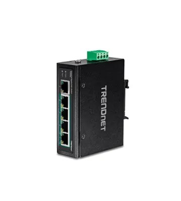 Switch industrial TRENDnet de 5 puertos Gigabit PoE+ | TI-PG50