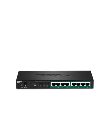 Switch de red TRENDnet de 8 puertos PoE+ | TPE-TG83