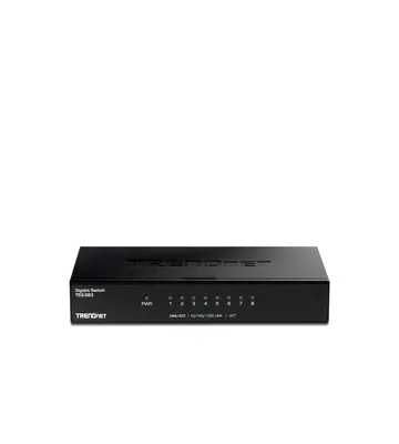 Switch de red TRENDnet de 8 puertos Gigabit | TEG-S83