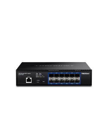 Switch capa 2 TRENDnet de 12 puertos SFP+ 10G | TL2-F7120
