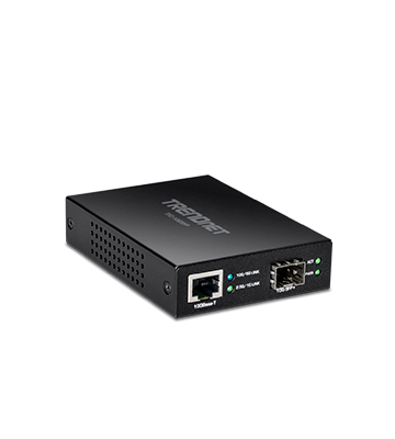 Convertidor de fibra optica TRENDnet SFP+ a ethernet 10G | TFC-10GSFP