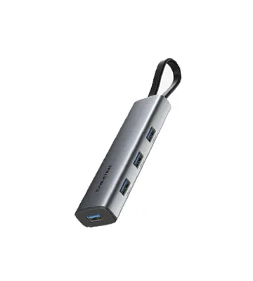 Adaptador Hub de USB-C a USB-A 3.0 de 4 puertos - CABLETIME | CB21G