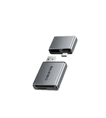 Lector de tarjetas de USB-A/USB-C 3.0 a puerto SD, TF 4.0- CABLETIME | CB49G