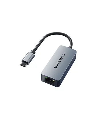 Adaptador de red USB-C 3.1 a RJ45 Gigabit 2.5 - CABLETIME | CB57G