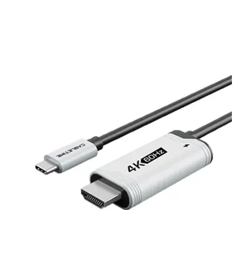 Cable USB-C macho a HDMI macho 4K 60Hz, PD 100W- 2M - CABLETIME | CC17L