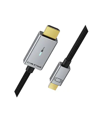 Cable Mini DisplayPort Macho a HDMI Macho 4K de 1.8M - CABLETIME | CD45K