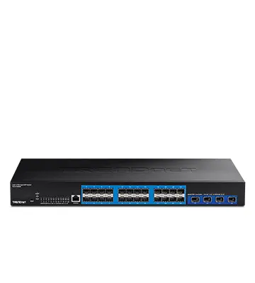 Switch capa 2 TRENDnet de 24 puertos SFP y 4 SFP+ 10G | TL2-F70284