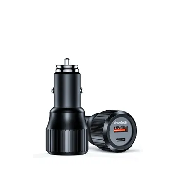 Cargador para auto con 1 puerto USB-C y 1 puerto USB-A de 63W - CHOETECH | TC0010