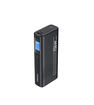 Power Bank de 20000 mAh con 2 Puertos USB-C, 1 puerto USB-A (130W) y Pantalla digital - CHOETECH | B702-CCGY