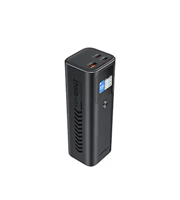 Power Bank de 27000 mAh con 2 Puertos USB-C, 1 puerto USB-A (140W) y Pantalla digital - CHOETECH | B670-CCGY