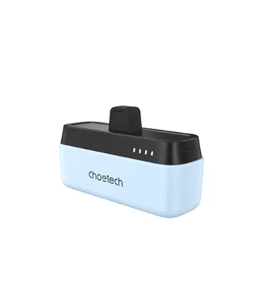 Power Bank Mini de 5000 mAh, 20W PD con conector USB-C, color Azul - CHOETECH | B740-CCBE