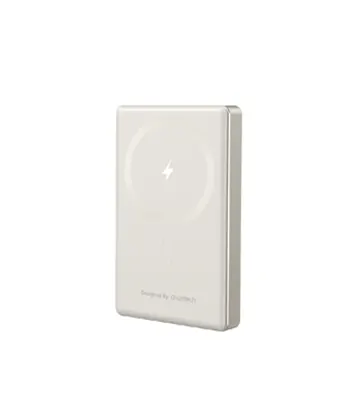 Power Bank Magnético de 10000 mAh con 1 Puerto USB-C, MagSafe (20W) Diseño delgado - CHOETECH | B739-CCCWH