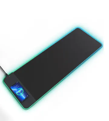 Mouse Pad con carga inalámbrica 15W con iluminación RGB 90 x 30 Cm - CHOETECH | T543-F-ACBK