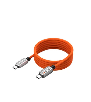 Cable USB-C magnético 240W de 1M (Naranja) - CABLETIME | CU06H