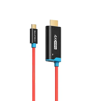 Cable USB-C Macho a HDMI macho 4K 144Hz, USB-C PD ( Nintendo Switch 2) 2M - CABLETIME | CC26L
